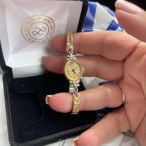 Vintage Accessories - Antique/Vintage unique Bulova watch